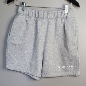 Brunette The Label Kind Club Gray Athletic Shorts S/M